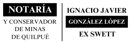 Notaría y Conservador de Minas de Quilpué, Ignacio Javier González López
